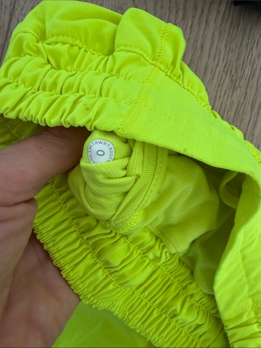 lululemon athletica Women’s Athletic Shorts — Black & Neon Yellow - Picture 4 of 5